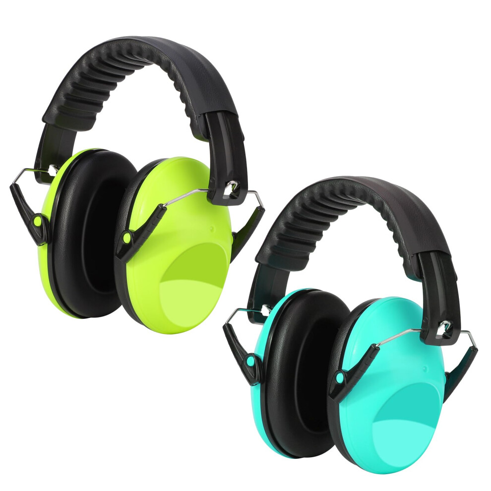 Kriogor 2 Pack Ear Defenders Children,26Db Snr Noise Cancelling Headphones Hearing Protection Earmuffs,Soft Kids Ear Defenders Adjustable Adults Ear 5051226943607