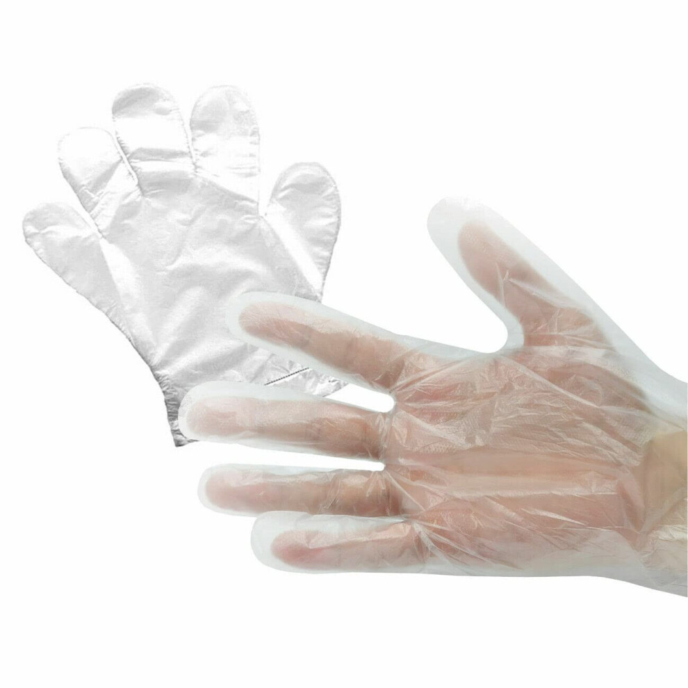 Jkg 100 Disposable Gloves - Food Safe Disposable Cooking Gloves | Xl Medium Large Plastic Food Prep Gloves | Latex Free 5051226993794