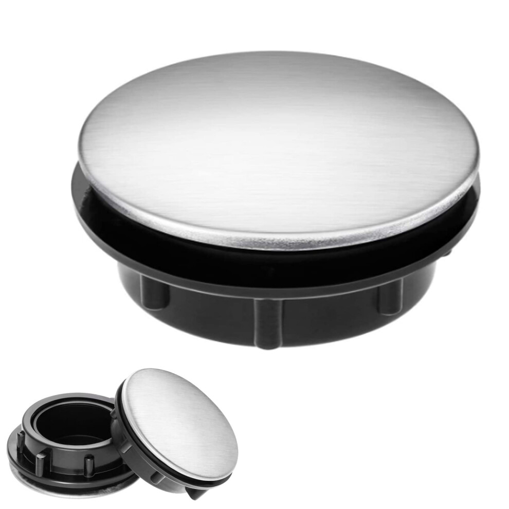 1Pcs Sink Hole Cover,Stainless Steel Sink Tap Hole Cover Kitchen Faucet Hole Cover,Kitchen Faucet Tap Hole Stopper,Sink Overflow Covers Sink 5051226993190