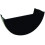 FLOPLAST 112mm Half Round Gutter Internal Stop End - Black 1