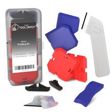 Tool Depot Caulking Tool Kit, Silicone Sealant Finishing Set, Silicone Profiling Kit, Grout Sealing Smoother, Caulk Application Tool for Sink Joint