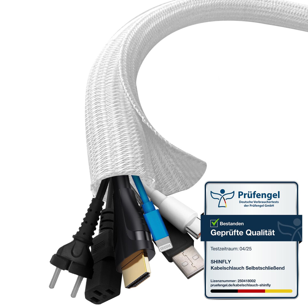 Shinfly Cable Tidy Sleeve, 13Mm-3M Cable Management Sleeve, For 5Â7 Wire Organi 5007140729483