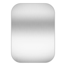 ZZLBZN Key Hole Cover Plate, Repair Escutcheon Door Lock Cover Door Plate, Blank Self Adhesive Fix Satin Stainless Steel 65 * 45mm