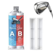 INNOVAYOU Quickly Cure Golf Club Epoxy 2.11oz, Quick Cure Transparent Durable Golf Epoxy, Used to Repair All Clubs, Heads, Drivers, Putters and Irons