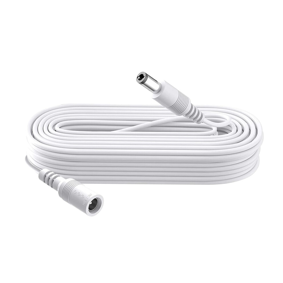 Security-01 3M Extension Cable, Plug 5.5Mm X 2.1Mm, Dc 5V 6V 9V 12V 24V Power Adapter Extension Cord, For Cctv Camera, Ir Illuminator, Printer 5051226951640