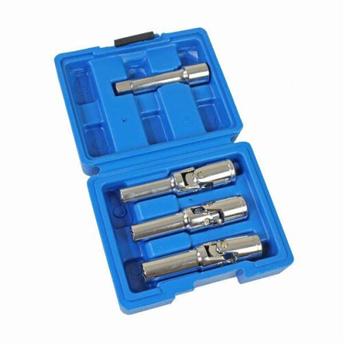 us pro US PRO Tools 3pc Glow Plug Deep UJ Socket Set 8mm 10mm 12mm 3/8" Drive 5639