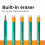 BIC BIC Ecolutions Evolution 655 HB Pencil with Eraser (Pack of 12), Green 2