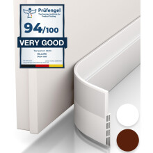 Vellure Premium Door Draft Excluder Strip - Door Seal for Energy Saving - Quick and Easy Installation - Draught Excluder for Bottom of Door - Ideal f