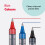 Uni-Ball uni-ball EYE 0.5mm Micro Tip Rollerball Pen - Black (Pack of 8) 5