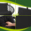 Doppel-Gartenschaukelkissen-Set, Schwarz, Polyester-Baumwolle 12