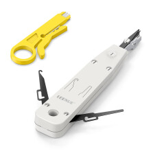 LEENUE Punch Down Tool Impact Krone Tool for Ethernet RJ45 Socket Cat5/Cat6/Ca6A Network Telephone Cable RJ11 Professional Terminal Insertion Tools
