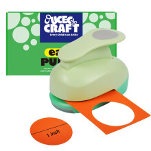 UCEC 1 Inch (2.54 CM) Circle Punch, Circle Cutter, Paper Punches for Crafts, Craft Hole Punch for Crafting Scrapbooking, Cards, Arts and Fun Projects