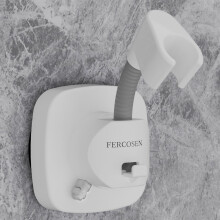 FERCOSEN 360 Swivel Shower Head Holder with Suction Cup | 10kg Load Capacity, Tool-Free Installation in Seconds | Removable and Rust-Resistant Showe