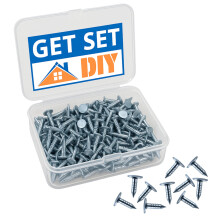 Galvanised Clout Nails 13mm (300pcs) 327 Grams Roofing Felt Tacks for Shed Roof - Heavy Duty Felt Nails for Securing Shed Roof Felt in a Handy