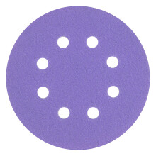 Trend 125 mm Sanding Discs for Random Orbital ROS Sanders, 60/120/180/240 Grit, 25 Pack, Multi-Grit Film Abrasive for Versatile Sanding Tasks
