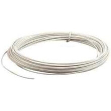 electrosmart 10 Meter White Flat 2X Solid Core Flexible Door Bell Wire - Ideal for Door Bells Intercom Phone Entry Systems etc