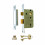 Era 473-61 2.5-inch/ 64mm 3 Lever Sashlock - Chrome Effect 1