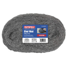 Faithfull Steel Wire Wool 200g Grit: COARSE