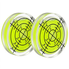 Mini Spirit Level 6 Pcs, Bubble Level Small Precision Bullseye Bubble Spirit Level for Leveling Phonograph Turntable Camera Tripod Drill Picture