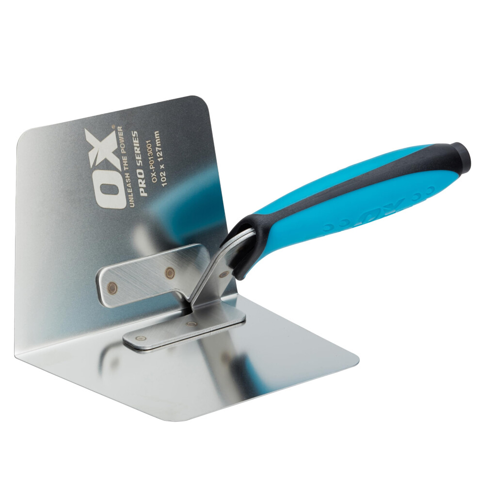 Ox Pro Dry Wall Internal Corner Trowel 102 X 127Mm, Blue 5051226955648