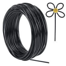 9 Gauge 3mm Aluminum Craft Wire, 50 Feet Bendable Metal Wire for Sculpting, Bonsai Training, Bike Modelling Skeleton Crafting Floral Making
