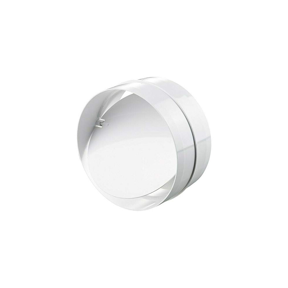 Vents Uk 100Mm Backdraught Shutter Connector Â 4" Inline Non-Return Damper Flap For Extractor Fans, Cooker Hood, Bathroom & Kitchen Ventilation 5051226994807