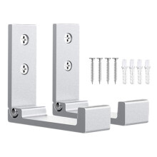 OHIYO Folding Wall Hooks 2PCS Foldable Hooks Bearing Load 33lb/15kg Wall Mounted Heavy Duty No Rust Aluminum Alloy Folding Coat Hooks with 4pcs