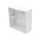 Evoges Pattress Box White 32mm Deep – PVC Surface Back Box with Knockouts, Rounded Corners 1
