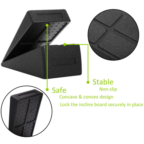 Yesland 3 Pcs Slant Board for Calf Stretching, 5 Adjustable Angles 2