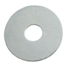 Merriway BH06118 (100 Pcs) Penny Repair Mudguard Fender Washer 25 mm Diameter x 5 mm Hole - Pack of 100 Pieces, Silver