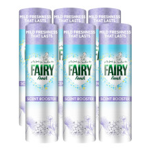 Fairy In-Wash Scent Booster, 6 packs x275g, Silk Tree Blossom & Jasmine, Mild Freshness That Lasts