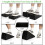 Yesland 3 Pcs Slant Board for Calf Stretching, 5 Adjustable Angles 4