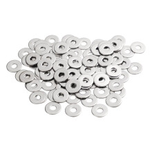 M5 Washers, M5 x 15mm Penny Washers, MeHurr (Pack of 100) A2 304 Stainless Steel Washer, Flat Repair Washer