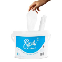 Blake & White Purely Protect Virucidal & Antibacterial Wipes - Fast Drying Biodegradable Multi Purpose Cleaning Wipes for Household Surfaces