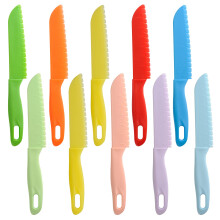 ONUPGO 10 Pieces Kids Kitchen Knife Set - Toddler Plastic Cooking Knife