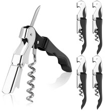 Coosion Waiter's Friend Corkscrew Wine Opener, Wine Bottle Opener with Foil Cutter & Bottle Opener