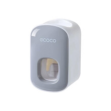 Automatic Toothpaste Dispenser,Waterproof & Easy to Clean Wall-Mounted Toothpaste Holder,Black Automatic Toothpaste Dispenser Bathroom Accessories