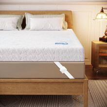 wowttrelax Memory Foam Mattress Topper Double Bed, 4 Inch Thick Orthopedic Cooling Double Mattress Topper for Back Pain Relief