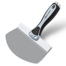ROLLINGDOG Bucket Scoop - 6.5 inch Bucket Trowel for Drywall,Plaster,Stainless Steel Plaster Scoop,Idea for Clean Paint,Mortar,Putty,Plaster