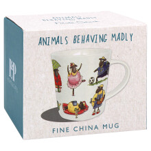 The Leonardo Collection Finola Stack Sheep Mug for Home & Kitchen | Stylish Ceramic Mugs for Tea & Coffee
