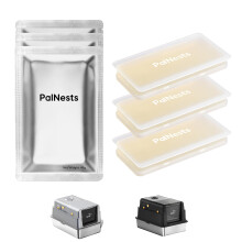 Pet Odor Eliminator, PalNests 3-Pack Cat Toilet Odour Remover Effective Deodorant for Automatic Cat Litter Box/Stainless Steel Pet Litter Tray