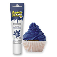 Sugarflair Essentials Blue Food Colouring Gel 25g - Concentrated Gel Food Dye for Cake Decorating, Buttercream, Fondant, Royal Icing - Vegan, Kosher