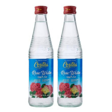 CORTAS Rose Water 300ml - 10 fl oz (2 Pack) – Pure Natural Distilled Rosewater for Cooking, Baking, Beauty Use, Hair, Face, Beverages & Desserts