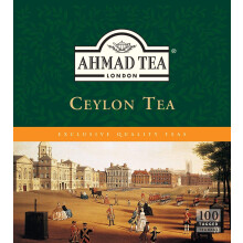 Ahmad Tea Ceylon Black Tea – 100 Tagged Teabags