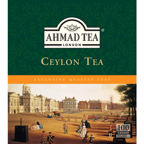 Ahmad Tea Ceylon Black Tea – 100 Tagged Teabags