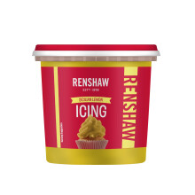 Renshaw Sicilian Lemon Vegan Buttercream Style Soft Icing for Cakes and Baking, 400 g (Pack of 1)