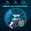 x Motorrad-Intercom-Kit Bluetooth 5.4 Dual-Chip Audio-Multitasking Motorrad-Kommunikationssysteme, 500M Kommunikationssystem 4