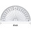 Plastic Protractor for Angle Measurement Student Math 180 Degrees, 4 Inches, Clear, 10 Pack 3
