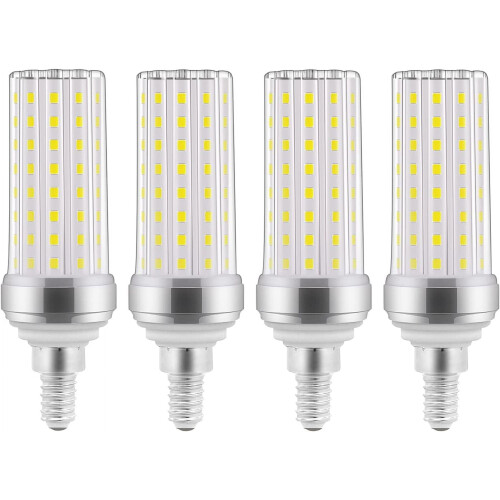 E12 Λαμπτήρες Κηροπήγιου Daylight 6000K Συσκευασία 4