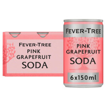 Fever-Tree Pink Grapefruit Soda 6x150ml